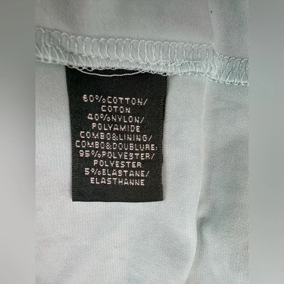 Lauren Ralph Lauren dress sea foam green teal lace overlay lined knee length 12 - Picture 11 of 11